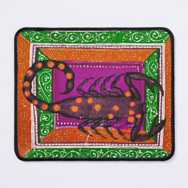 Item preview, Scorpio Zodiac Medieval Scorpion in Purple and Green designed and sold by Fani*.