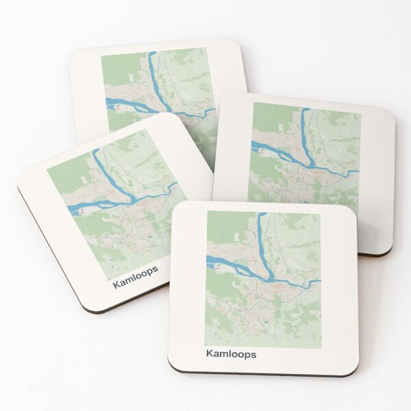 Item preview, Kamloops Minimalistic Map Art designed and sold by MapsNerd.