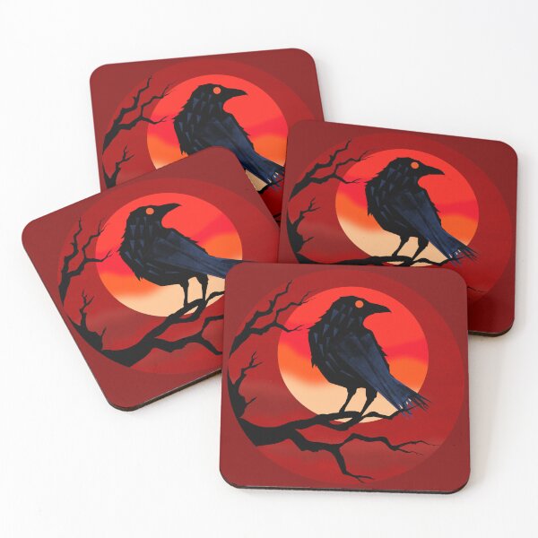 Item preview, Raven Perched on Tree designed and sold by Andrew  Hitchen.