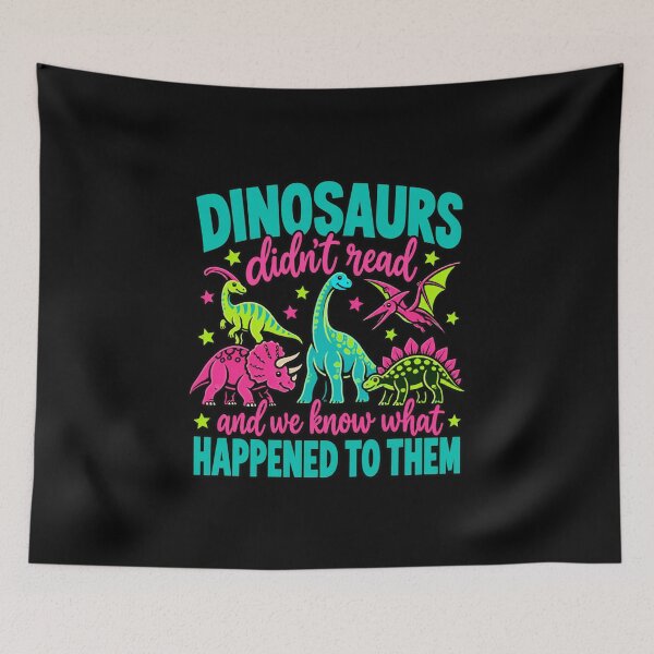 Item preview, Funny Dinosaur Reading Humor for Book Lovers designed and sold by anapldv.