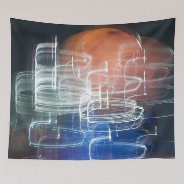 Item preview, Abstract Light Trails Glass Still Life Photography designed and sold by Marino4ka.
