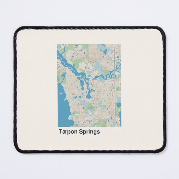 Item preview, Tarpon Springs Minimalistic Map Art designed and sold by MapsNerd.