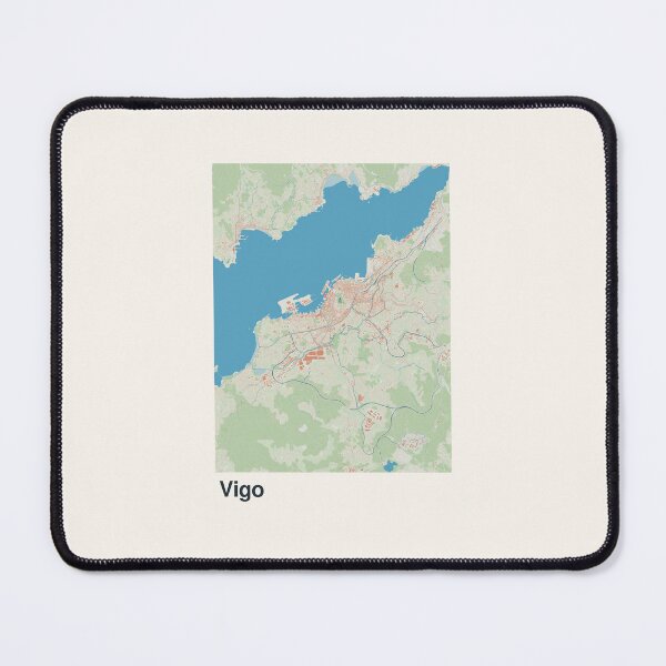 Item preview, Vigo Minimalistic Map Art designed and sold by MapsNerd.