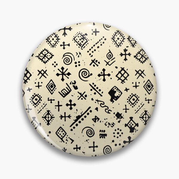 Item preview, Bogolan tradition – Authentic Mali Mudcloth Bambara Symbols designed and sold by Wolagno.