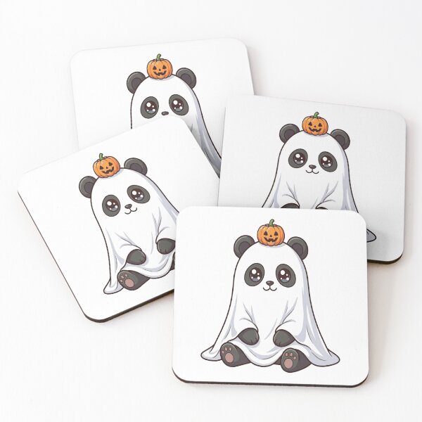 Item preview, Cute Ghost Sheet Panda Pumpkin designed and sold by Ella_Sketch.
