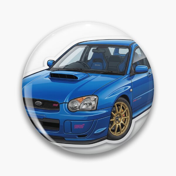 Item preview, 2004 Subaru Impreza WRX STI Blobeye World Rally Blue Sticker designed and sold by Fixnovaguide.