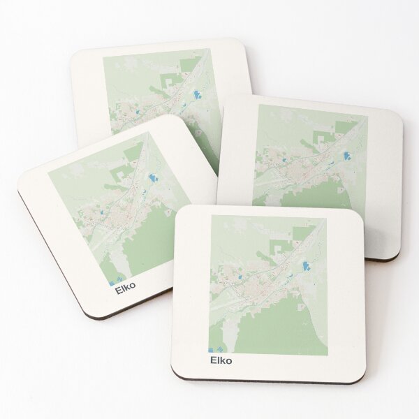 Item preview, Elko Minimalistic Map Art designed and sold by MapsNerd.
