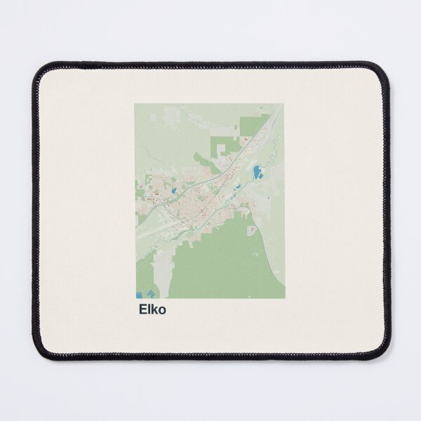 Item preview, Elko Minimalistic Map Art designed and sold by MapsNerd.