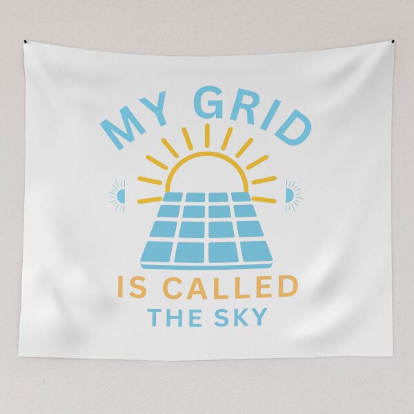 Item preview, My Grid Is Called The Sky designed and sold by FiberatWorkTechs.