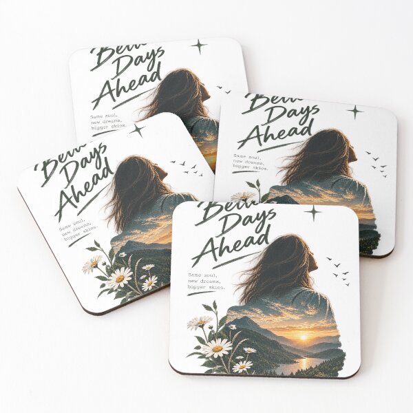 Item preview, Better Days Ahead – Mountain Sunset Nature Aesthetic designed and sold by Sujitmone.