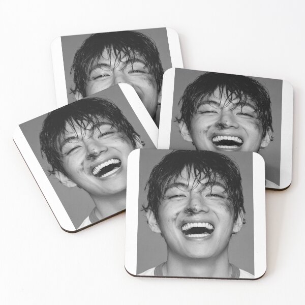 Item preview, BTS V Taehyung Black and White Portrait | Kim Taehyung Aesthetic designed and sold by MdeMaria04.