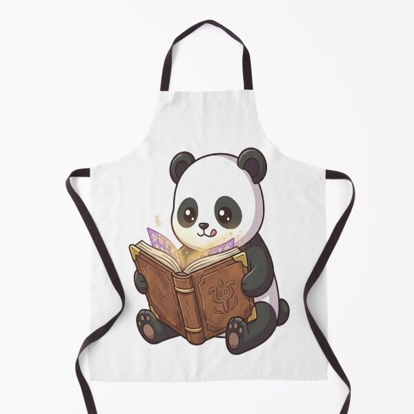 Item preview, Cute Wizard Panda Spellbook Magic designed and sold by Ella_Sketch.