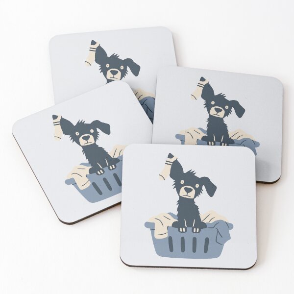 Item preview, Funny Terrier in Laundry Basket designed and sold by MavtM.