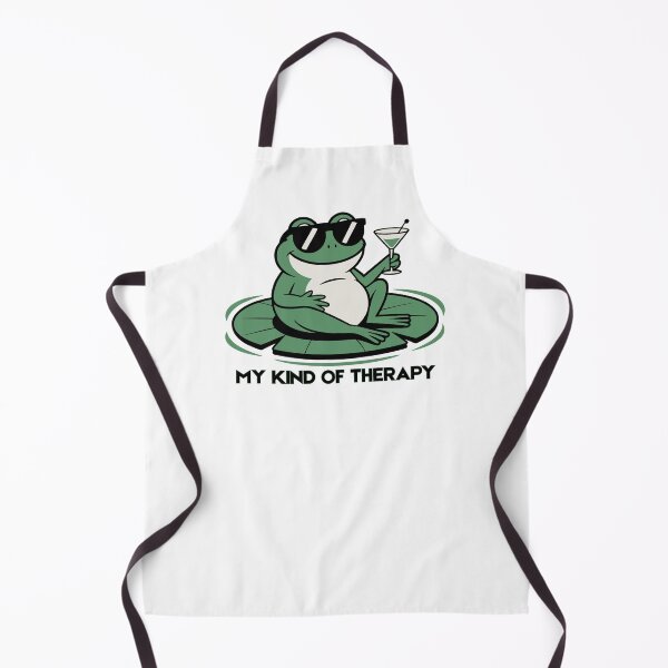 Item preview, My kind of therapy | Funny Frog designed and sold by PrintyRelatable.