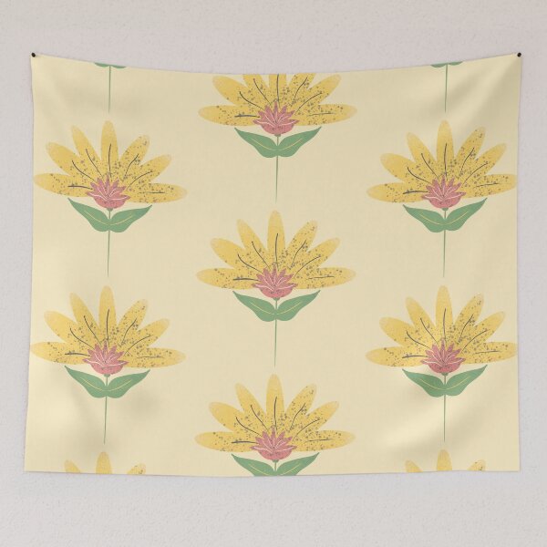 Item preview, Yellow and Pink Splatter Flower designed and sold by CocoRand.