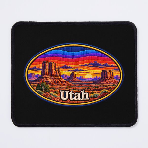Item preview, Utah Monument Valley Embroidered Sunset designed and sold by Swanny's Custom T-shirt and Gift Designs.