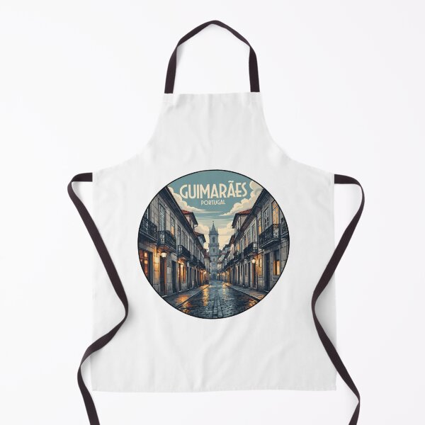 Item preview, Guimarães Portugal: Historic Cobblestone Street at Dusk designed and sold by CircinusStore.