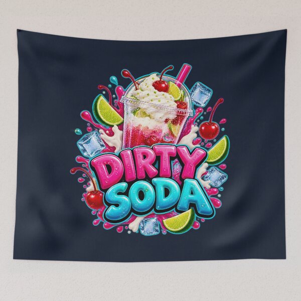 Item preview, Dirty Soda Vibrant Pop Art Splash Illustration designed and sold by Pickmash.