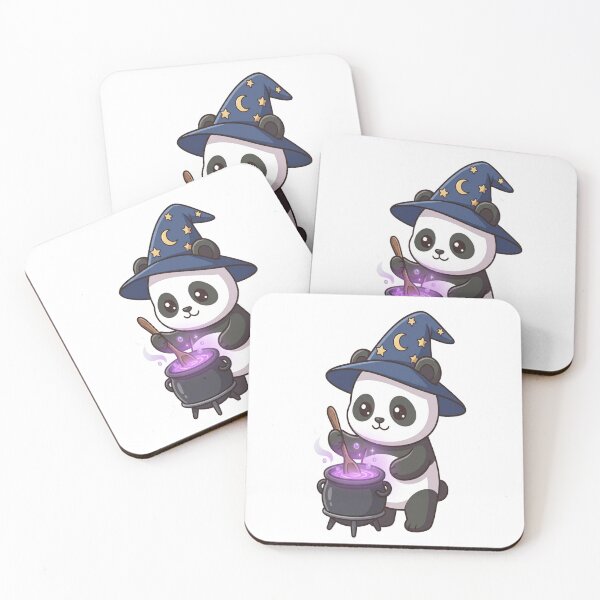 Item preview, Cute Wizard Panda Stirring Cauldron designed and sold by Ella_Sketch.