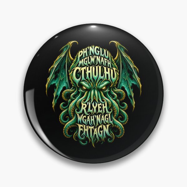 Item preview, H. P. Lovecraft: Emerald Cthulhu Chant designed and sold by Fenay Designs.