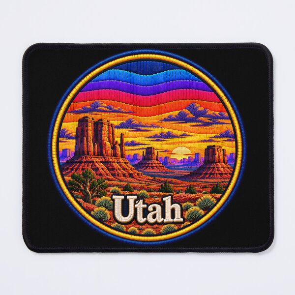 Item preview, Utah Monument Valley Embroidered Sunset designed and sold by Swanny's Custom T-shirt and Gift Designs.