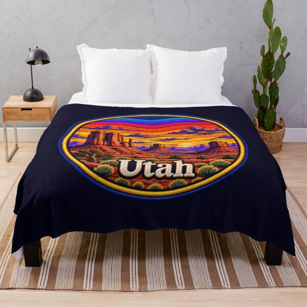 Item preview, Utah Monument Valley Embroidered Sunset designed and sold by Swanny's Custom T-shirt and Gift Designs.