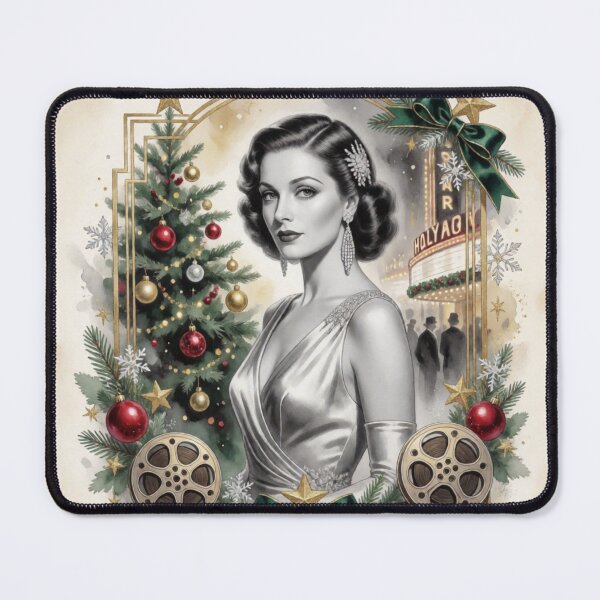 Item preview, Vintage Hollywood Christmas Glamour designed and sold by Dream Bloom Gallery.
