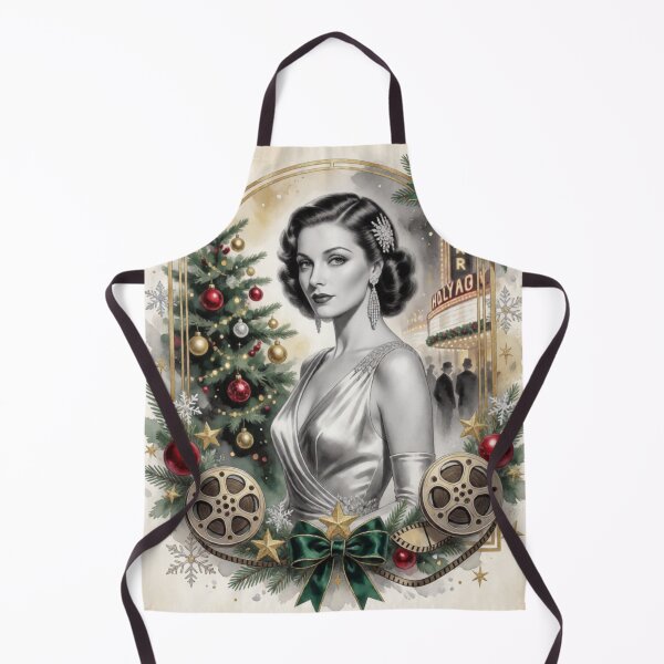 Item preview, Vintage Hollywood Christmas Glamour designed and sold by Dream Bloom Gallery.