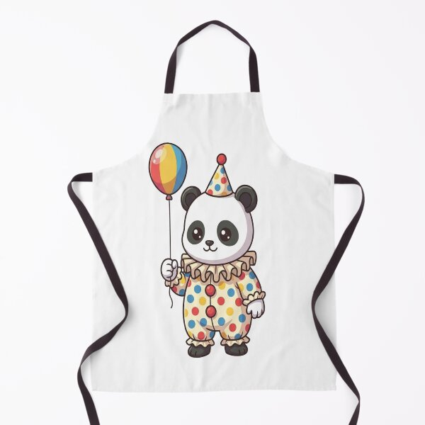 Item preview, Cute Clown Panda Balloon Halloween designed and sold by Ella_Sketch.