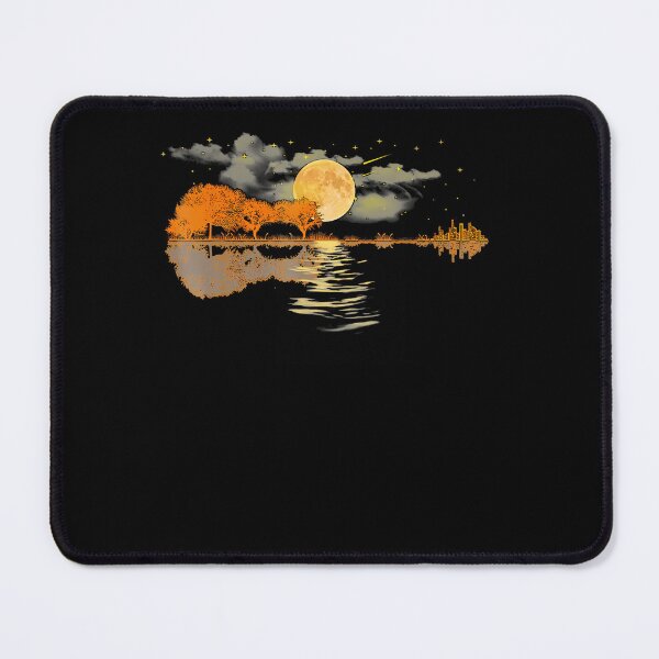Item preview, Guitar Lake Reflections Love Musician Acoustic Guitar designed and sold by Pider-Vampire.