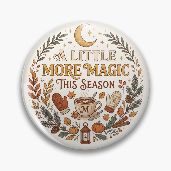 Item preview, A Little More Magic This Season Cozy Autumn Fall Quote designed and sold by MCV-Designs.