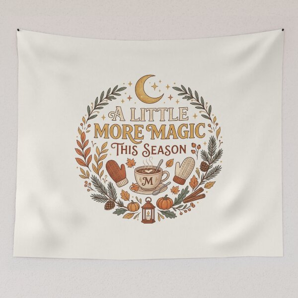 Item preview, A Little More Magic This Season Cozy Autumn Fall Quote designed and sold by MCV-Designs.