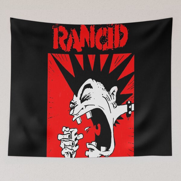 Item preview, Rancid Punk Music Original Custom Vintage Music Band Tee Unique Poster Wall Art designed and sold by Cool Robot Bro..