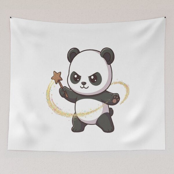 Item preview, Cute Magic Fairy Panda Wand designed and sold by Ella_Sketch.