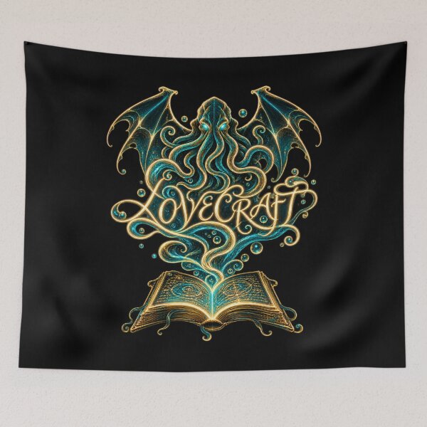 Item preview, H. P. Lovecraft: Golden Book Summons Cthulhu designed and sold by Fenay Designs.