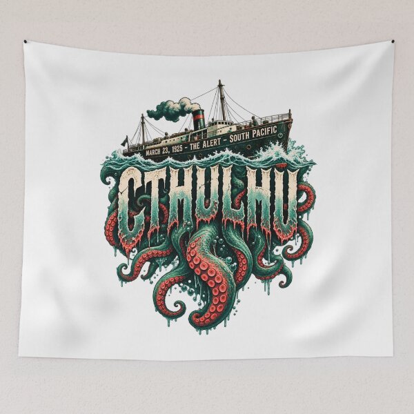 Item preview, H. P. Lovecraft: The Alert Above Red Tentacles designed and sold by Fenay Designs.