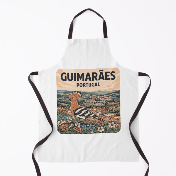 Item preview, Guimarães Portugal: Eurasian Hoopoe and Medieval Castle designed and sold by CircinusStore.