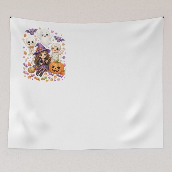 Item preview, Cute Halloween Witch & Spooky Friends – Kawaii Halloween Digital Sticker designed and sold by ashwin131.