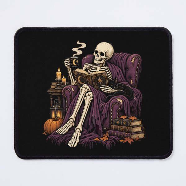 Item preview, Skeleton Book Lover Halloween Gothic Reader Gift designed and sold by Corvoria.
