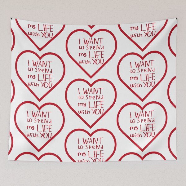Item preview, I Want to Spend My Life with You designed and sold by kinpirks.