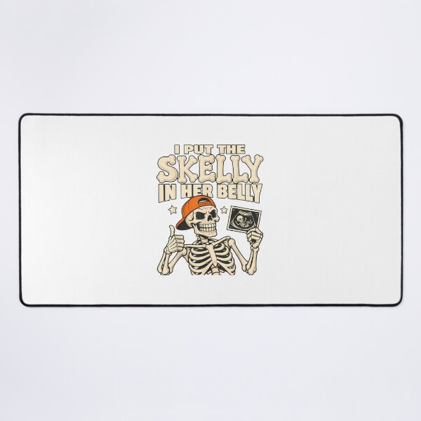Item preview, Skelly In My Belly Skeleton Dad Halloween Pregnancy For Men designed and sold by HollienHittner.