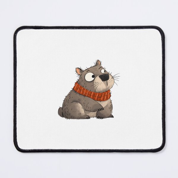 Item preview, Wombat in a Rust Wool Cowl designed and sold by The-Art-of-D.