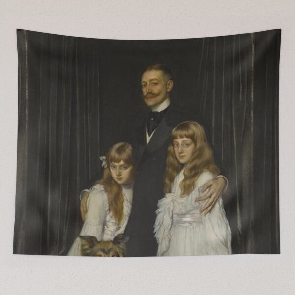 Item preview, Portrait of Ambassador Del Solar and His Children designed and sold by SharonTheFirst.