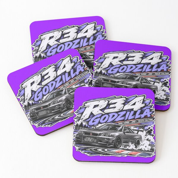 Item preview, R34 Godzilla | Twin Turbo Track Culture designed and sold by TeeFuel.
