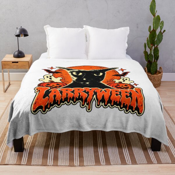 Item preview, Evil Larry - Larryween black cat Halloween designed and sold by gargrubinsa.