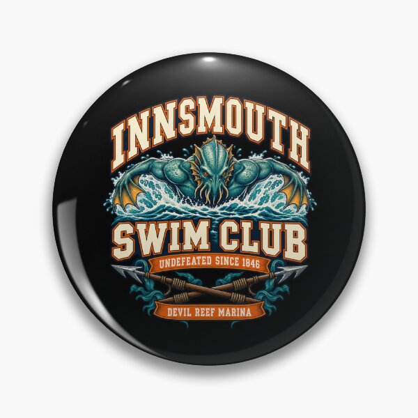 Item preview, H. P. Lovecraft: Innsmouth Swim Club Champion designed and sold by Fenay Designs.