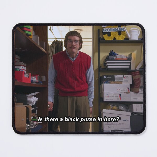 Item preview, The Chit Show: Is There A Black Purse In Here? Scene (White Text) designed and sold by Chit Merch.