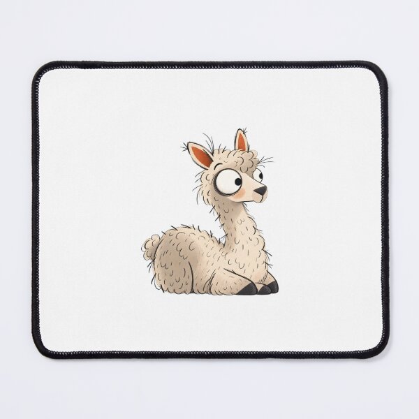 Item preview, Kneeling Alpaca with Wide Eyes designed and sold by The-Art-of-D.