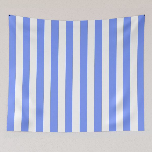Item preview, Blue and white vertical stripes pattern designed and sold by RishabhArts1.