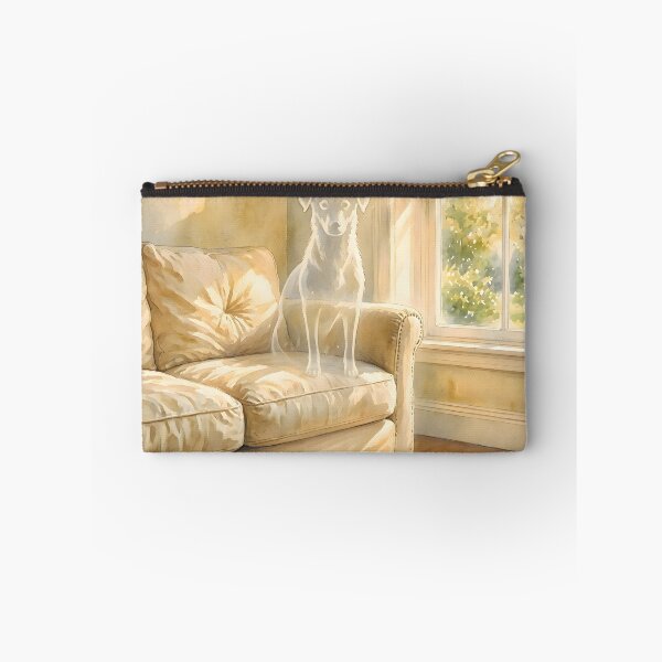 Item preview, Ghost Dog on Cozy Sofa designed and sold by Sybille-Yates.